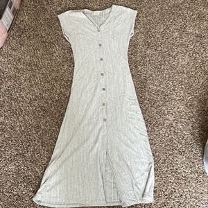 New caution to the wind maxi dress women’s size medium cotton knit